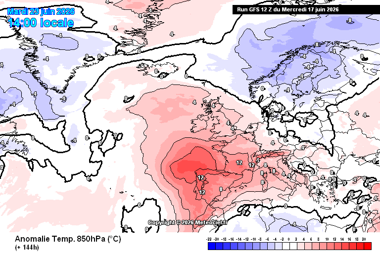 Não vão estar temperaturas de 50ºC, mas não vai andar assim tão longe. E, francamente, pouco importa! Informação meteorológica 20-25 de junho O Norte do país aquece mais (em relação ao normal) que o resto do território, com valores mais de 12ºC acima da média