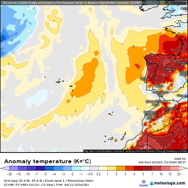 Mudança de tempo, com descida de temperaturas e trovoadas intensas com a passagem de uma perturbação (DINA) - previsão do tempo no fim-de-semana, 13 e 14 de junho Temperaturas bem acima da média no fim-de-semana