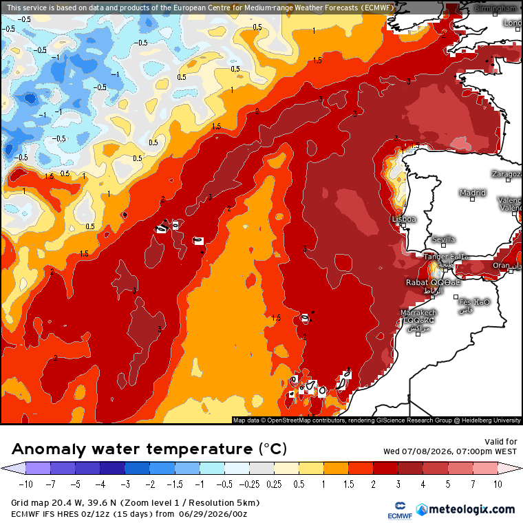 Aquecimento do oceano de forma drástica nos próximos dias