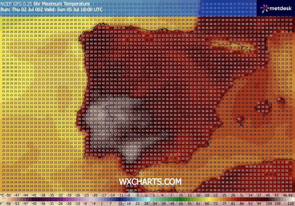 Pico da onda de calor, com temperaturas extremas de Norte a Sul - saiba a previsão do tempo este fim-de-semana, 4 e 5 de julho Máximas até 45ºC - o pico desta onda de calor deve dar-se no fim-de-semana
