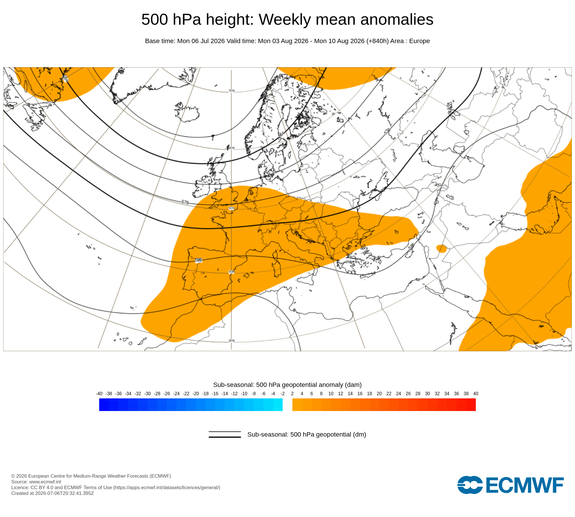 Para Agosto poderemos verificar uma nova onda de calor em Portugal, com sinal para fortalecimento do anticiclone sobre o nosso território