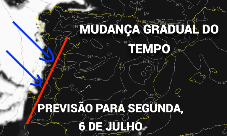 Ar mais fresco do Atlântico traz mudança de tempo para algumas regiões - saiba a previsão do tempo na segunda, 6 de julho de 2026
