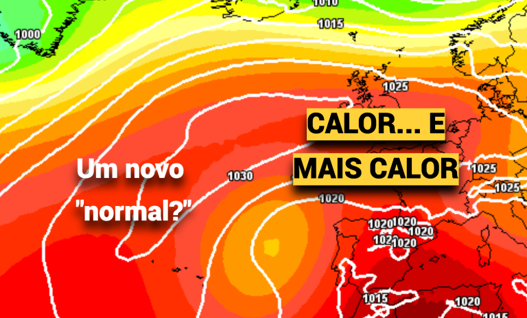 Uma onda de calor sem fim no Sudoeste Europeu, ou o novo normal? Temperaturas de 40ºC até perder de vista em alguns países
