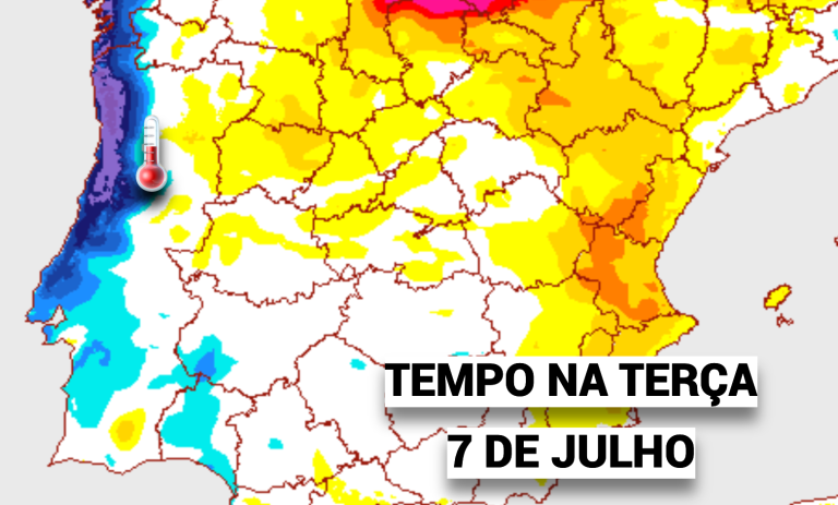 Nevoeiros persistentes e frescura – em 48H alguns locais registam menos 20ºC – saiba a previsão do tempo na terça, 7 de julho Nevoeiros persistentes e frescura - em 48H alguns locais registam menos 20ºC - saiba a previsão do tempo na terça, 7 de julho