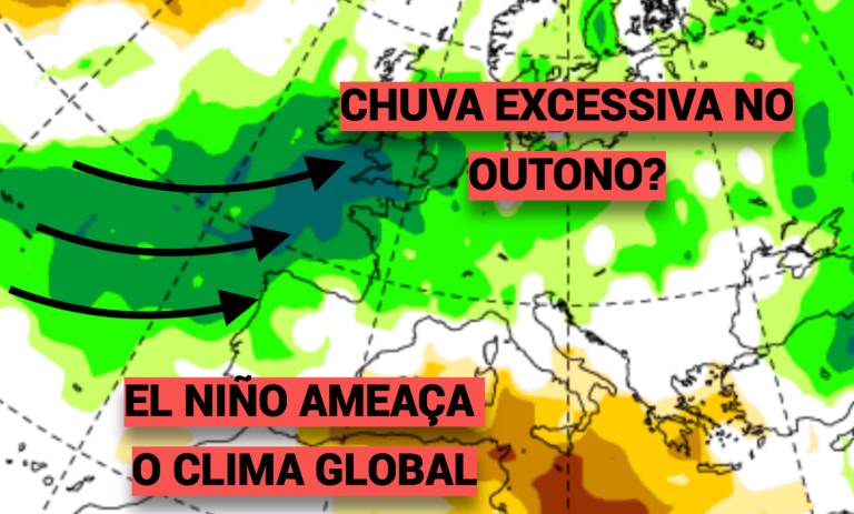 Crescem as preocupações com um outono de chuva excessiva devido ao fenómeno El Niño - eis a última atualização climática 2026-27