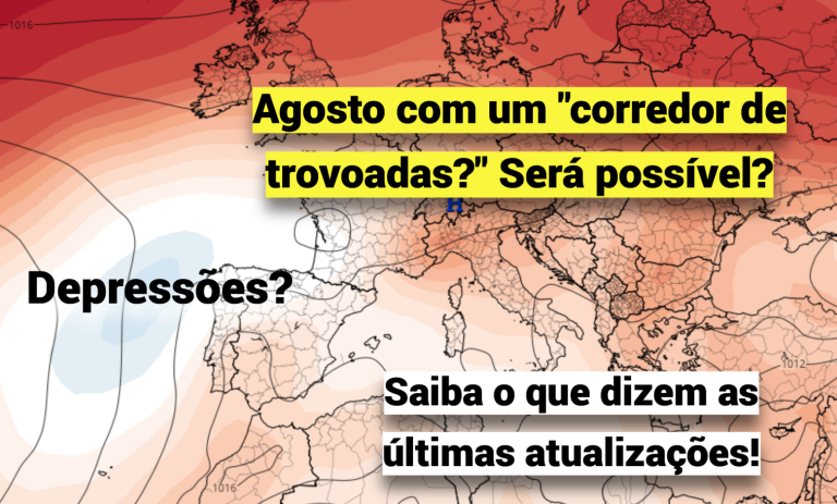 Portugal num "corredor de trovoadas" em Agosto? Qual a probabilidade, e o que dizem as previsões?