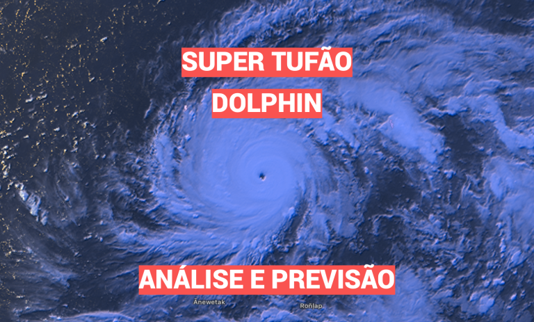 Super Tufão Dolphin no Oceano Pacífico – já com ventos de 300 km/h e potencial de intensificação – Afeta a China? Previsão Super Tufão Dolphin no Oceano Pacífico - já com ventos de 300 km/h e potencial de intensificação - Afeta a China? Previsão