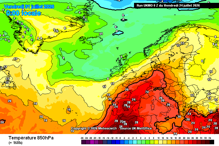 Tempestades no fim-de-semana no Sul da Europa, e a pior onda de calor do Verão de seguida - os extremos do clima... Não tão extremo, mas todos os modelos prevêem uma forte onda de calor. Infelizmente o GFS tende a ficar mais perto nestas situações...