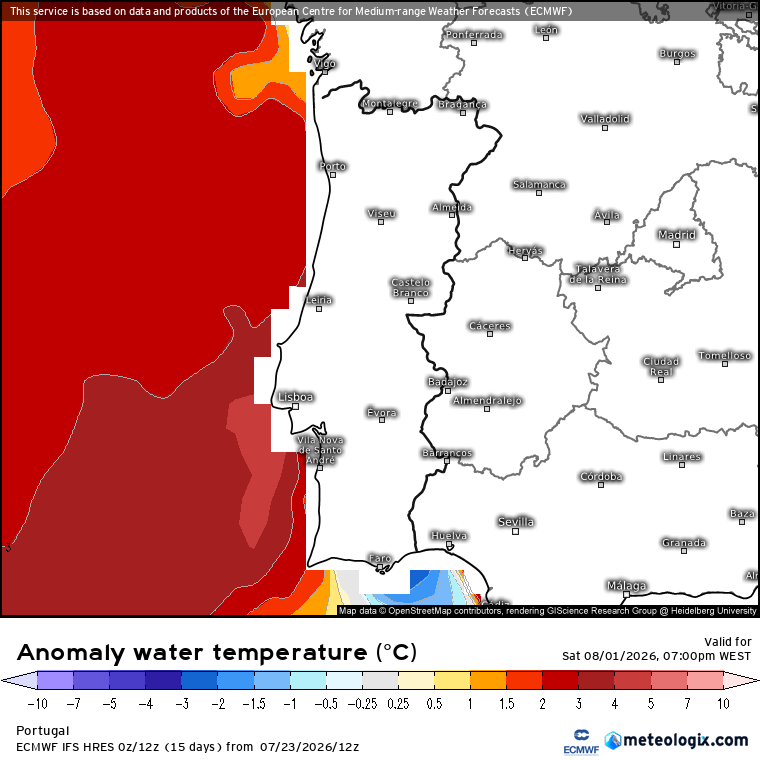 Tempestades no fim-de-semana no Sul da Europa, e a pior onda de calor do Verão de seguida - os extremos do clima... Água do mar quente a iniciar agosto...