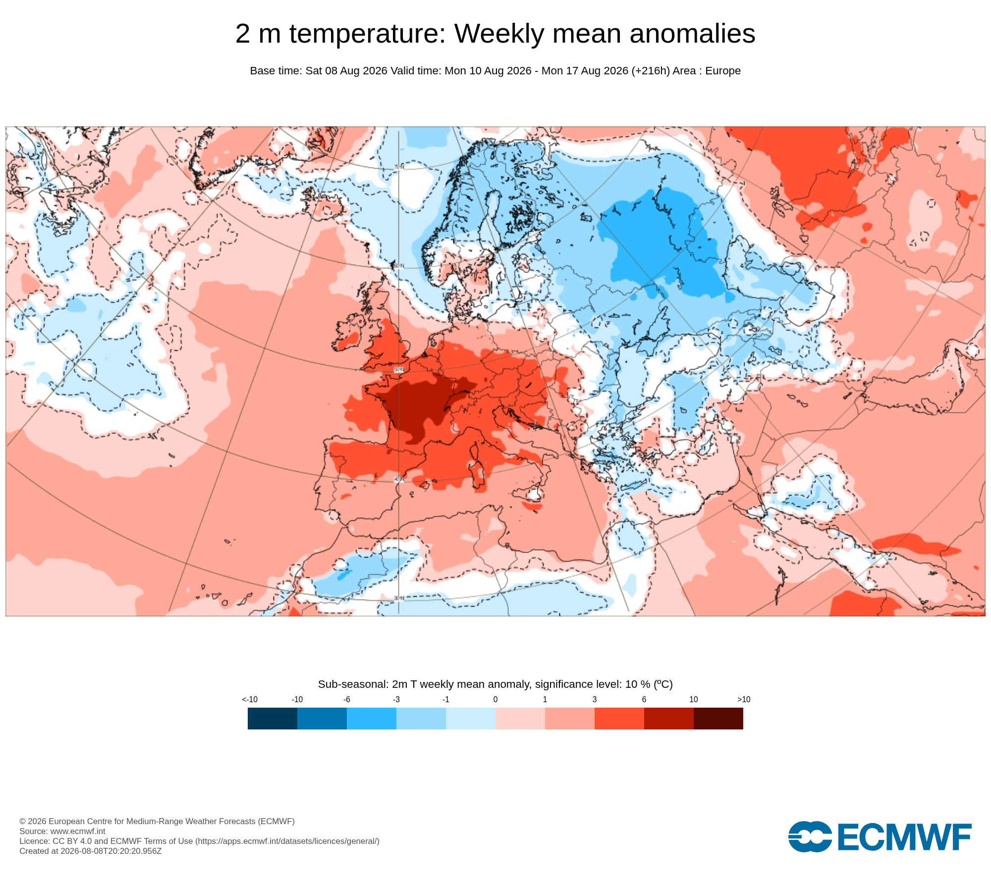 O tempo esta semana - nova onda de calor em boa parte da Europa, irá Portugal escapar de novo?