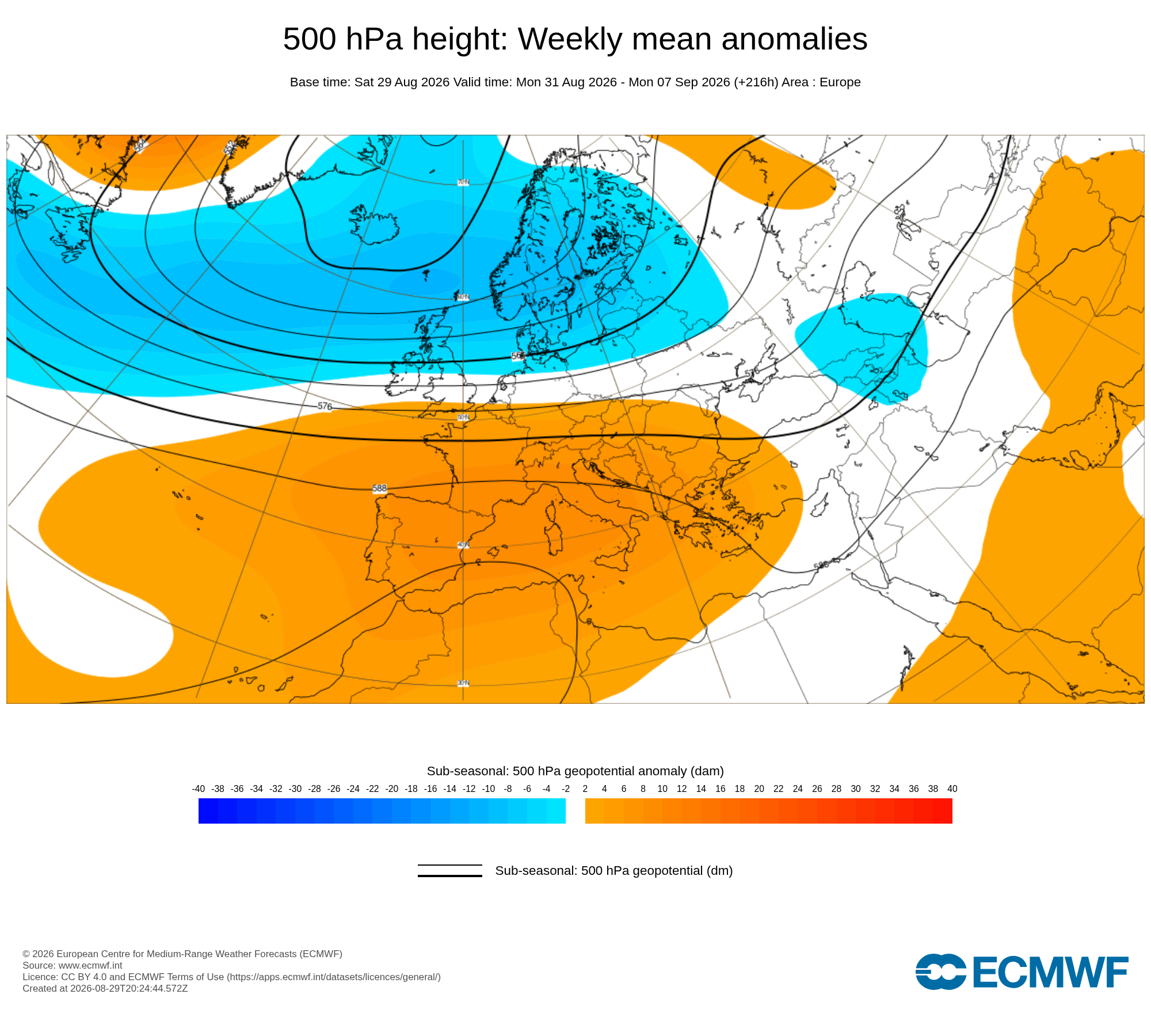 Geopotencial mais elevado, numa clara mudança de regime - temperaturas em forte subida esta semana!