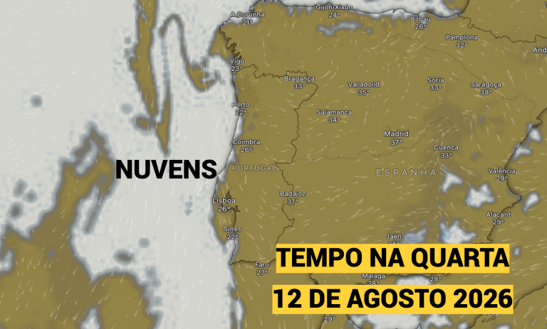 Nuvens podem impedir cerca de 1 milhão de pessoas de ver o eclipse em Portugal - saiba a previsão do tempo na quarta, 12 de agosto