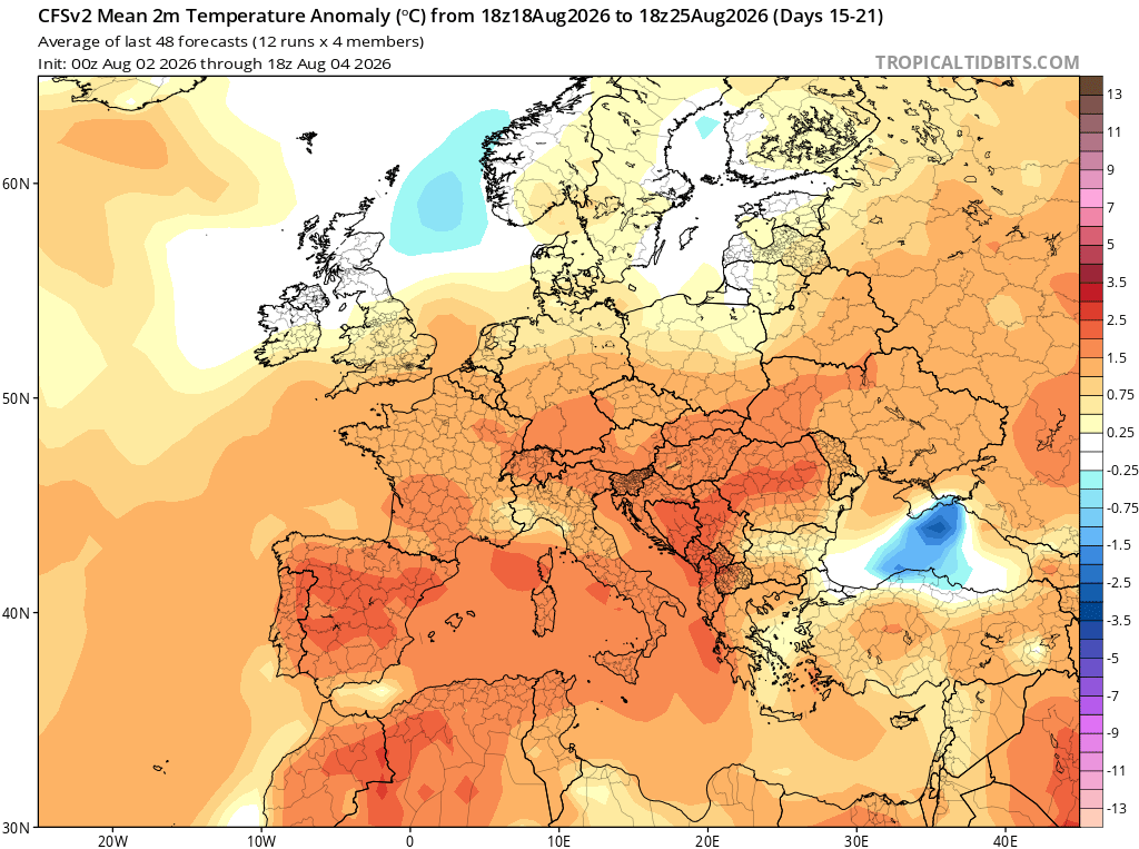 Pico do calor - já passou ou está para chegar? Saiba quando pode ser o pico do Verão, e até quando pode persistir! O calor vai continuar na Europa, havendo agora maior probabilidade de chegar a Portugal (segunda quinzena de agosto em diante, sensivelmente)