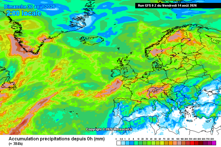 Depressão traz vento localmente muito forte e calor intenso... há uma grande mudança de regime a caminho - atualização do tempo em agosto Em Portugal pode chover pouco, mas agosto pode trazer situações de mais precipitação a vários pontos Europeus