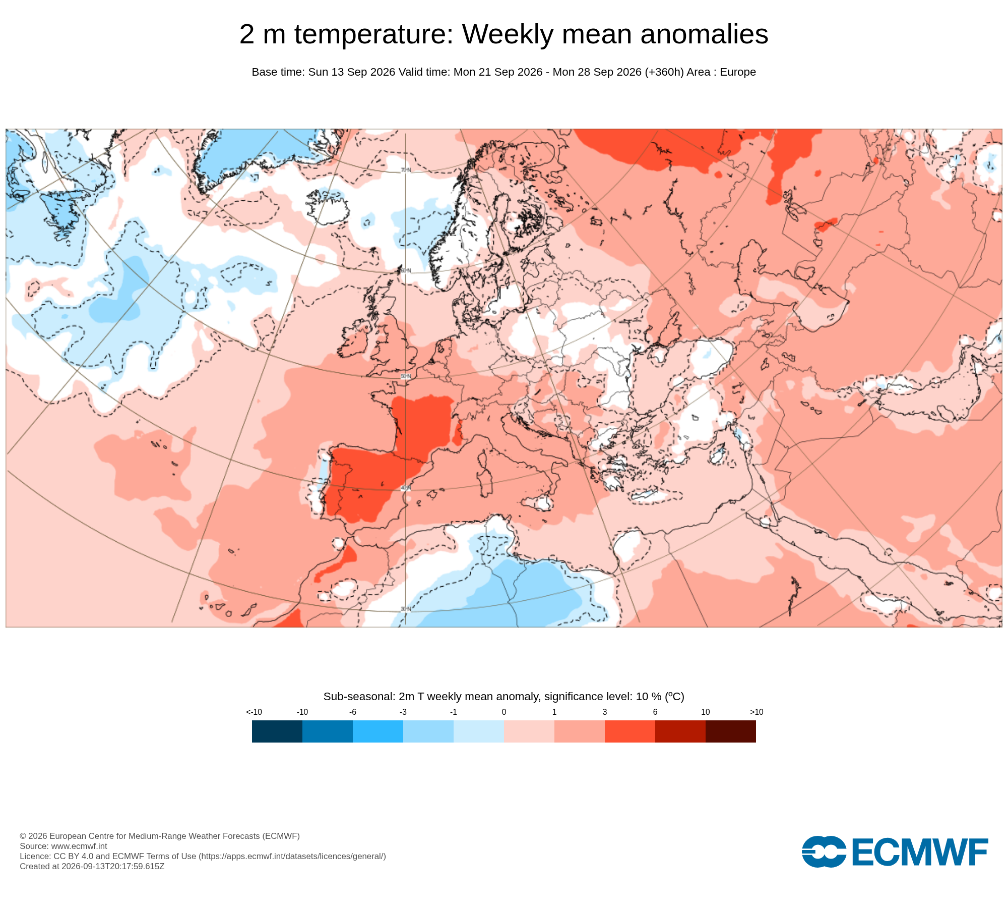 Calor sem fim, e a aumentar - pelo menos mais 10 dias de Verão, mesmo depois do início do outono - atualização da previsão médio-prazo Calor! Enorme anomalia de temperaturas nas últimas atualizações para a terceira semana de setembro