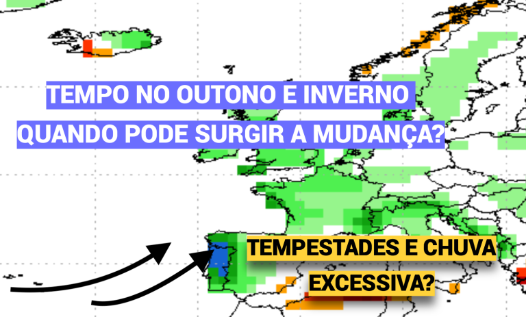 Tempo no outono e inverno – muita chuva, depressões e frentes “sobrecarregadas”? Quando pode chegar a mudança? Saiba a previsão atualizada! Tempo no outono e inverno - muita chuva, depressões e frentes "sobrecarregadas"? Quando pode chegar a mudança? Saiba a previsão atualizada!