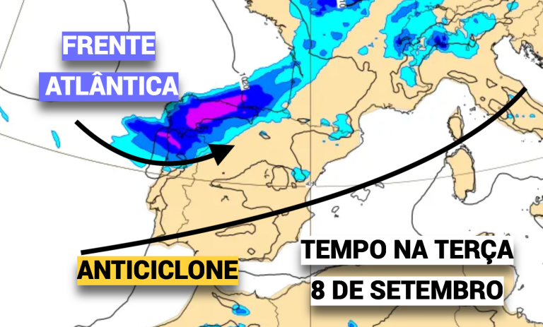 Chuva regressa a Portugal, mas será que chega a todo o país? Previsão do tempo na terça, 8 de setembro
