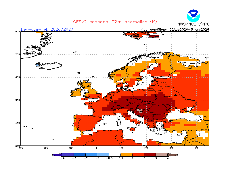 A NOAA prevê chuva acima da média, mas também tempo mais quente este Inverno