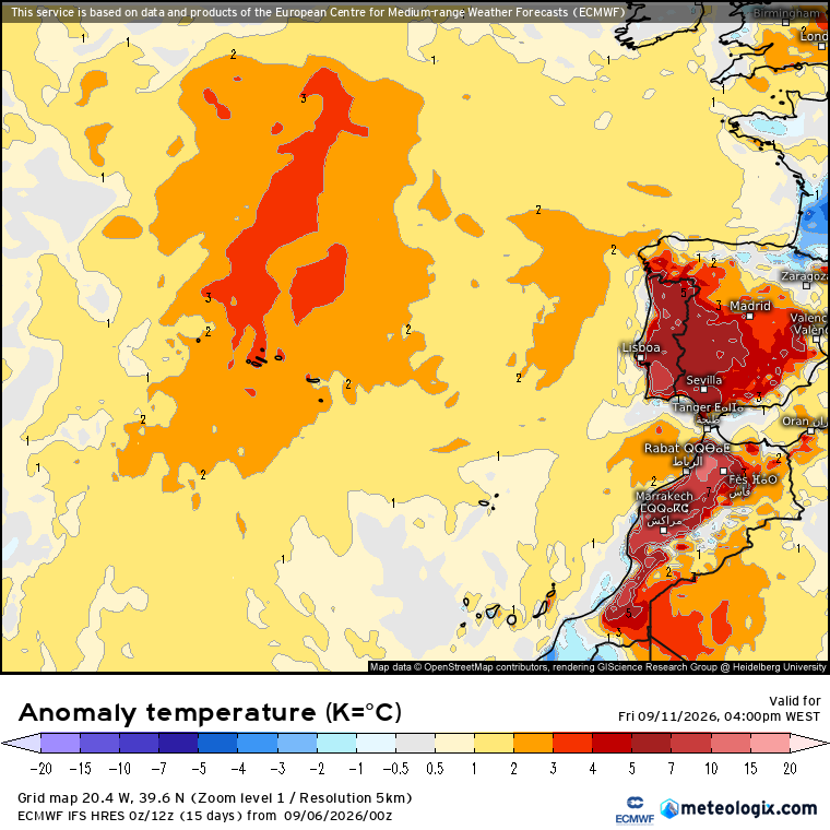 Temperaturas acima da média em todo o território Português
