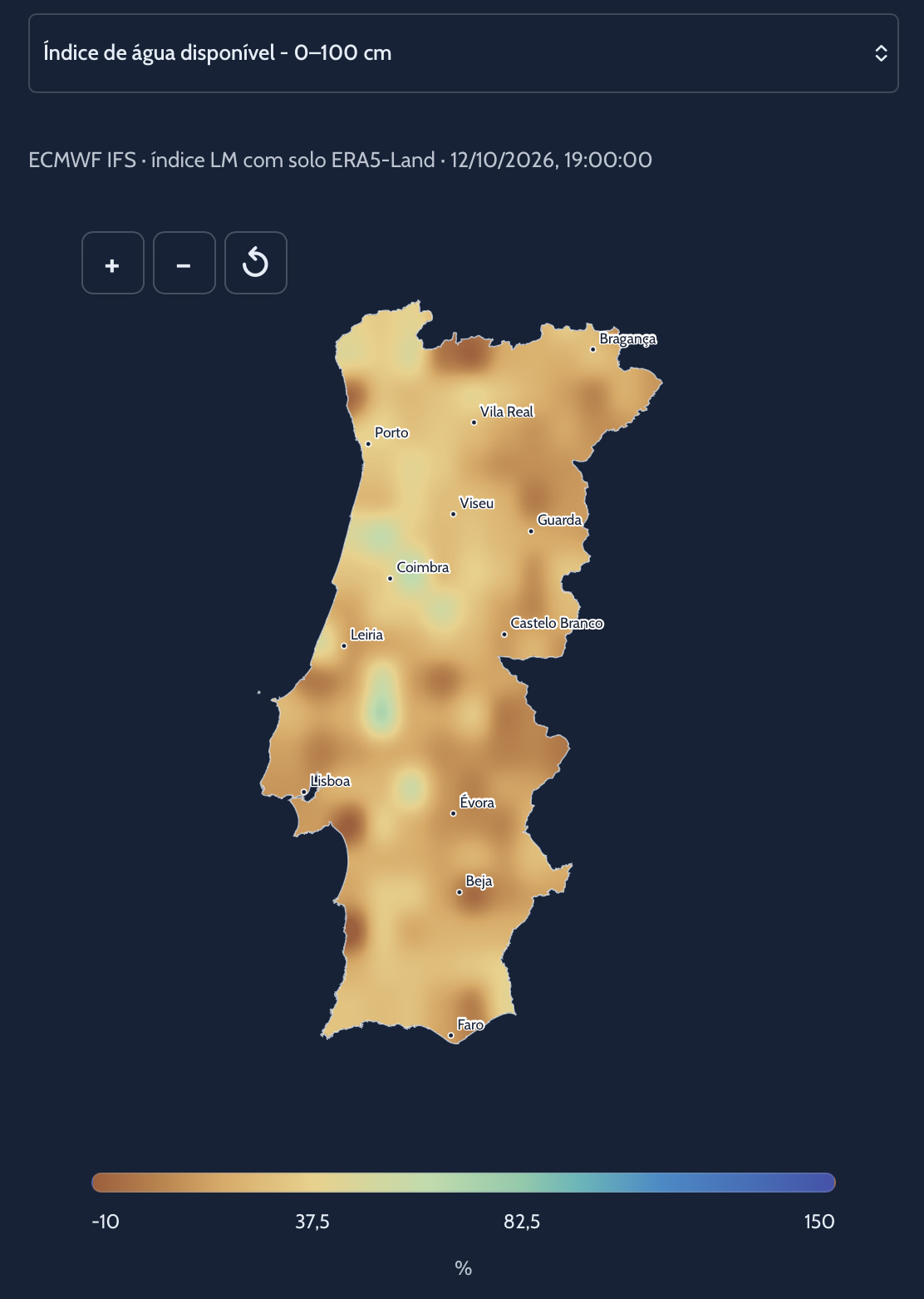 Outono, onde? - calor até 35ºC em Portugal, seguido de vento forte e risco máximo de incêndio Água no solo superficial está em níveis muito baixos - muita secura depois de meses de calor