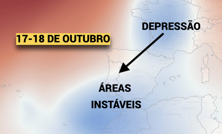 Tempo no fim-de-semana – trovoadas regressam – depressão traz ar mais fresco, vento forte e risco de incêndio no fim-de-semana 17 e 18 de outubro Tempo no fim-de-semana - trovoadas regressam - depressão traz ar mais fresco, vento forte e risco de incêndio no fim-de-semana 17 e 18 de outubro