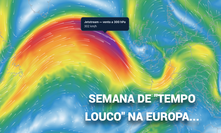 Semana louca no tempo na Europa – tempestades no Sul, ciclones mais a Norte – como fica Portugal nos próximos dias? Semana louca no tempo na Europa - tempestades no Sul, ciclones mais a Norte - como fica Portugal nos próximos dias?