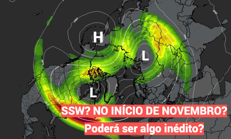 Novembro começa com fenómeno anormal na estratosfera - o que pode acontecer com o vórtice polar e o que nos pode trazer?