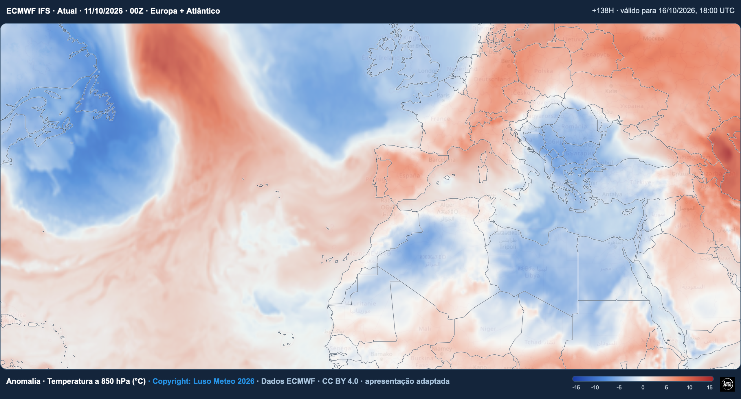 Temperaturas acima da média esta semana segundo as previsões nos Açores e Madeira